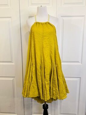free people catching rays halter dress | Dresses | Plaid sage green convertible dress
